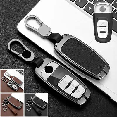 Zinc Alloy TPU Leather Car Key Fob Case Cover Holder Bag For Volkswagen Phideon • $29.85