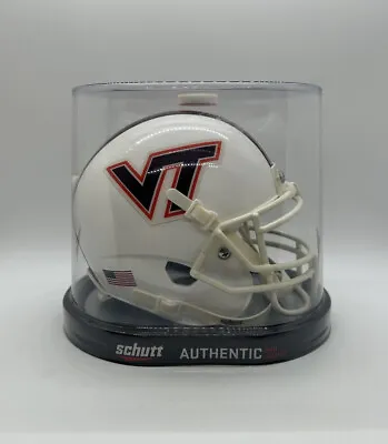 Virginia Tech Hokies NCAA Alternate 3 (White) Schutt Mini Helmet!!! • $60