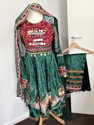 Afghan Kuchi Vintage Dress Afghan Dress Traditional Ethnic Handmade Dress  • $151.59