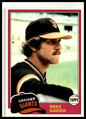 1981 Topps #384 Mike Sadek San Francisco Giants Vintage • $1.99