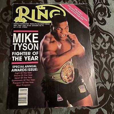 The Ring Boxing Magazine May 1987 Mike Tyson Cover Rare  Iron Mike  • $28