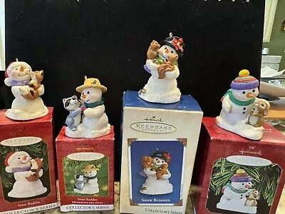 Hallmark Keepsake Snow Buddies & Friends Lot  # 124 And 6 • $32.40