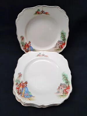 Vintage J&G Meakin Dinner Plate Sunshine England Set X 4 Reg 561073         23cm • $80