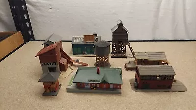 N Scale Buildings Lot Commercial Buildings Coal Tower Ect X8 • $18.50