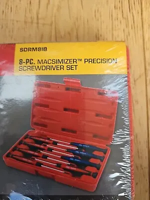 Mac Tools 8 Pc MACSIMIZER  Precision Screwdriver Set   SDRM81B  • $74.54