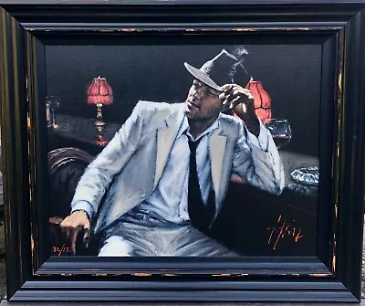 Fabian Perez 'man In White Suit V' Large Limited Edition Print 82/195 & Coa • £1500