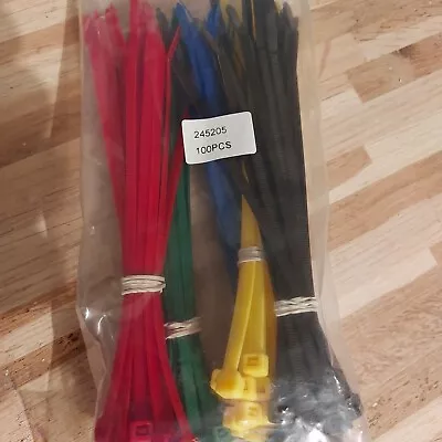 Multi Coloured Cable Ties • £3.79