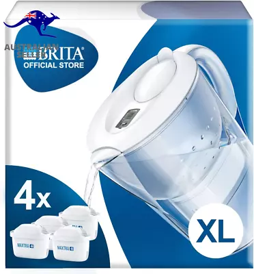 Marella XL 3.5L Water Filter Jug With 4 MAXTRA+ Filter Cartridges (White) • $96.99