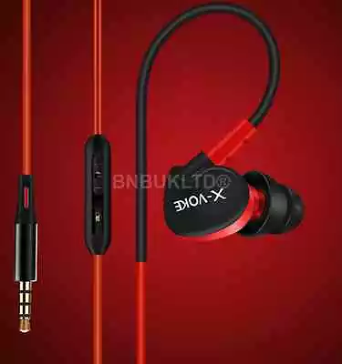 £4.75 • Buy Hook Headphones Sports In Ear Over Ear Earphones With Mic Remote Noise Isolating