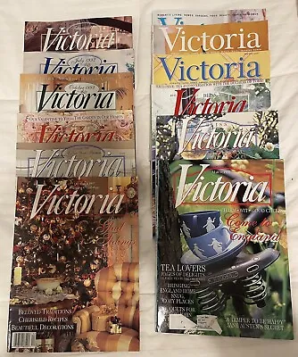 Lot Of 12 Victoria Magazines ‘91 ‘92 ‘93 ‘96 ‘97 ‘98 ‘99 ‘00 ‘01 ‘03 - Hearst • $17.99