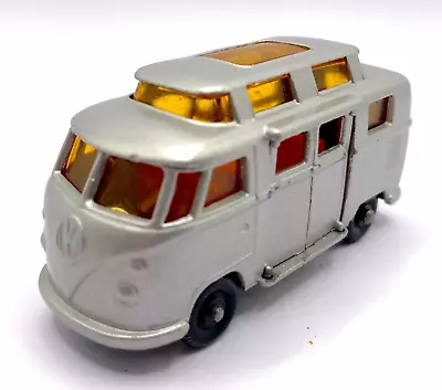 Original Vintage Lesney Matchbox 34c - Volkswagen Camper. (HIGH ROOF). • £34.99