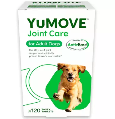 YuMOVE Adult Dog | Joint Supplement For Adult Dogs - 120 Tablets. • £36.80