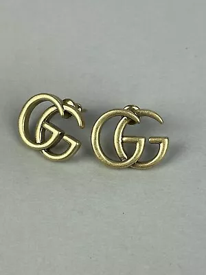 Vintage Gucci Gold Earrings - Authentic Designer Fashion Jewelry • $110