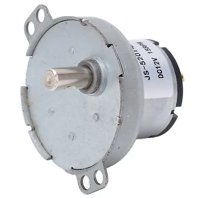 JS‑520T DC Geared Motor 12V 15RPM Gear Reducer Motor Fit For Electronic Products • $13.15