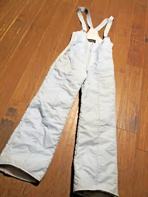 Vintage Continental G  Snow Bibs Overalls Pants Ski Baby Blue 10 • $18