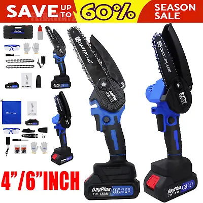 4/6 Inch Mini Pruning Saw Electric Chainsaws Garden Tree Trimming Woodworking  • $58.16