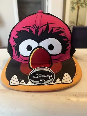 The Muppets-Animal- Ball Cap - Hat Pink/black Size 7.5 Adult NEW • $15.99