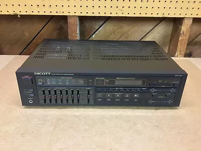 Scott AM/FM Stereo Synthesized Receiver Model RS50 Near Mint But No Power • $30