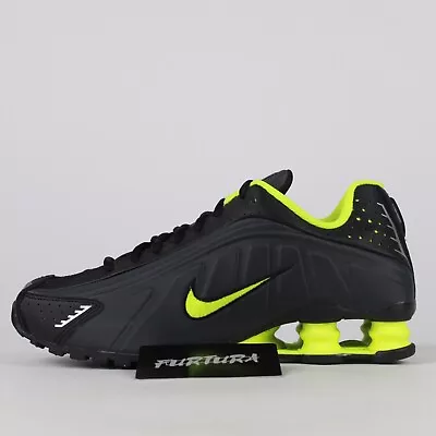 Nike Shox M4 GS Black Volt Anthracite CW2626-002 Size W 8.5 / M 7 #22C • $119.90