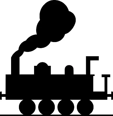 £3.49 • Buy Cute Steam Train Fun Kid's Decal Wall Sticker Nursery Décor - Railway - Train
