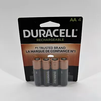 Duracell Rechargeable AA Batteries 4 Pack • $24.77