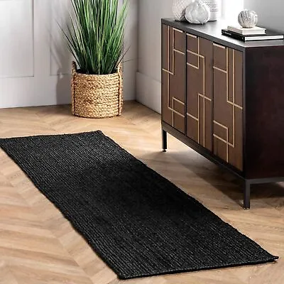 Rug Scallop Hallway Carpet 100% Natural 10 • £23.83