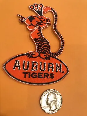 Auburn Tigers  War Eagle  Vintage Embroidered Iron On Patch NOS  3” Grade A Nice • $6.89