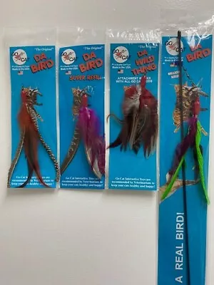 Da Bird Go Cat Turkey Feather Rod Da Bird Da Super & Wild Thing Refills 4 Items • $27.99