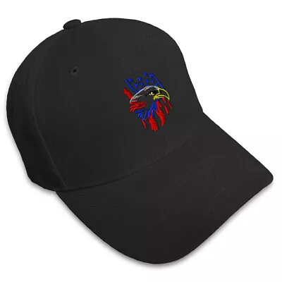 Baseball Cap Patriotic Usa Eagle Face Flag Embroidery Dad Hats For Men & Women • $19.99