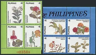 Philippines 2533-2534 Ad Block 2535 MNH. Flowers 1998. Medinilla Magnifica. • $10.30