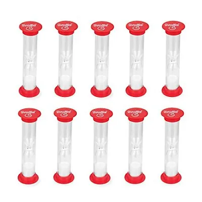 Sand Timer 1 Minute Plastic Hourglass Timer Set Of 10 • $14.44