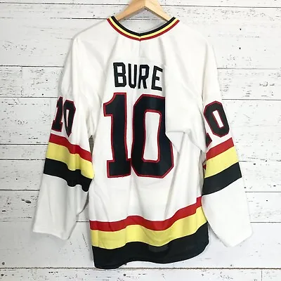 Vancouver Canucks Pavel Bure Jersey Vintage 1990's Hockey CCM NHL Stitched #s XL • $127.50