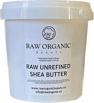 Shea Butter Unrefined Certified Organic 520ML Soft Smooth Vegan Subtle Fragrance • £5.99