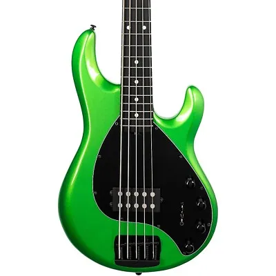 Ernie Ball Music Man StingRay5 Special H 5-String Electric Bass Kiwi Green • $2799