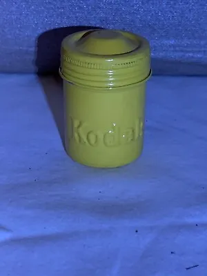 Vintage EASTMAN KODAK COMPANY Metal Film TIN CANISTER Yellow Can- USED • $10