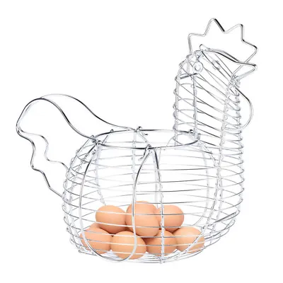 1PC Metal Bread Basket Metal Egg Basket Fruit Storage Basket Wire Fruit Basket • $44.55