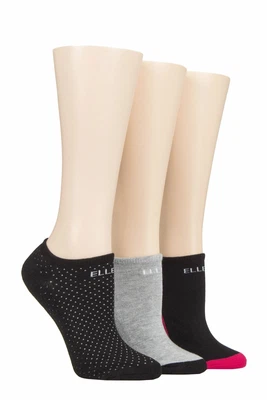 £7.99 • Buy Ladies 3 Pair Elle Bamboo Cushioned No Shows