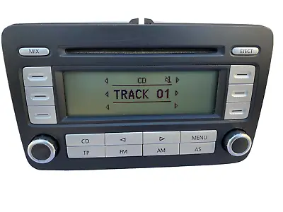 Volkswagen Stereo Passat Touran Golf Radio CD Player RCD300 With CODE 1K0350186T • $62.13