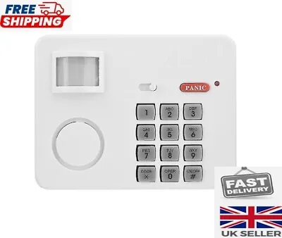 Wireless Door Alarm Shed Garage Caravan Burglar Home Security Keypad Loud Alarm • £8.99
