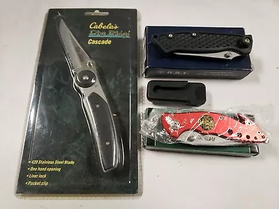Pocket Knives Folding Smith Wesson Mtech Cabelas • $25