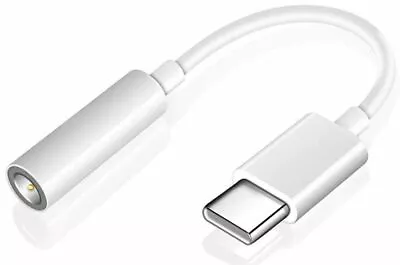 USB Type C TO 3.5mm Headphone Jack Adapter Speaker Audio Cable SAMSUNG S20 S21 • $6.50