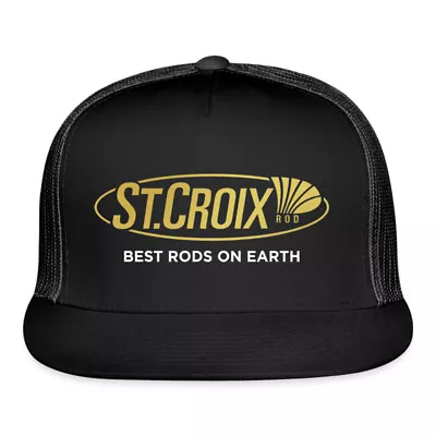 St. Croix Fishing RodsBlack Trucker Hat Cap Adult Size • $19.99