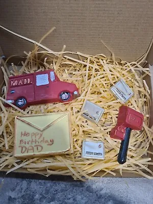 Handmade Belgian Chocolate Mail Van Letter Post Box Gift Set In A Box Or Topper  • £19.95