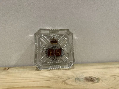 £0.99 • Buy Vintage Queen Silver Jubilee 1977 Glass Ashtray