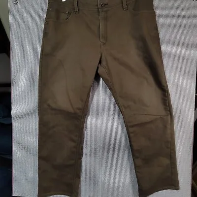 Marmot Morrison Jeans Mens 40 OD Brown Green Casual Denim Pants Outdoor Active • $28.99