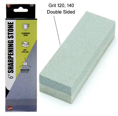 6  Aluminium Oxide Sharpening Stone Duel Grit Knife Sharpener  • $8.99