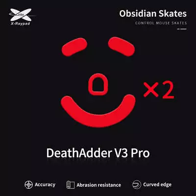 X-Raypad Obsidian Mouse Skates For Razer Deathadder V3 Pro • $26.95