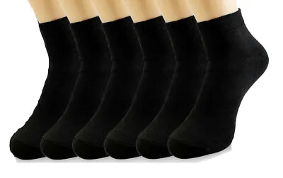 New Lot 3-12 Pairs Mens Womens Ankle Quarter Socks Cotton Low Cut Casual Solid • $11.95
