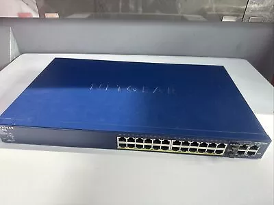 Netgear FS728TP V2h1 24 Port Ethernet Network Switch • £25