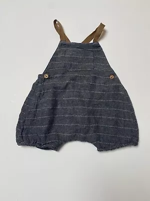 Zara Baby Wool Blend Outfit Age 6-9 Months Boys Dungarees Shorts  • £4